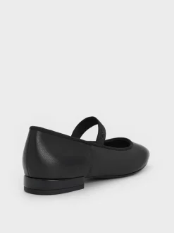 Leather Mary Jane Flats
