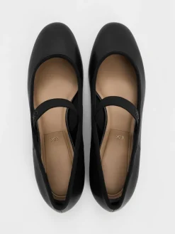 Leather Mary Jane Flats