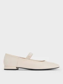 Leather Mary Jane Flats