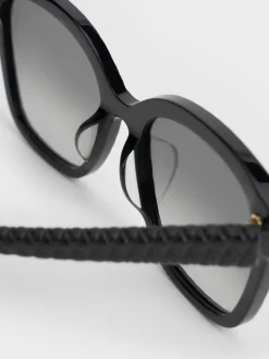 Leather Quilted Sunglasses