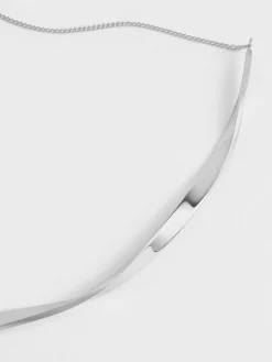 Lena Twist Bar Necklace