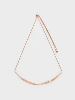 Lena Twist Bar Necklace