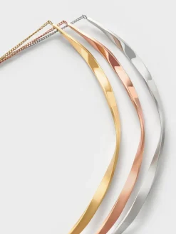 Lena Twist Bar Necklace