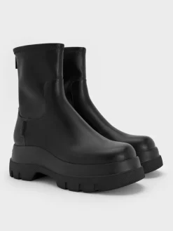 Leoi Chunky Ankle Boots