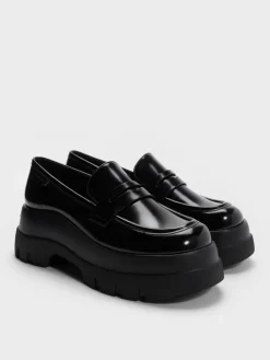 Leoi Platform Penny Loafers