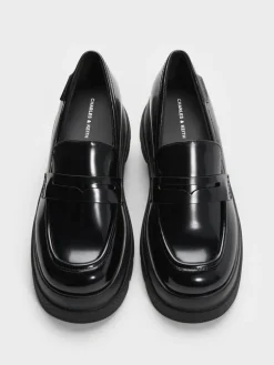 Leoi Platform Penny Loafers