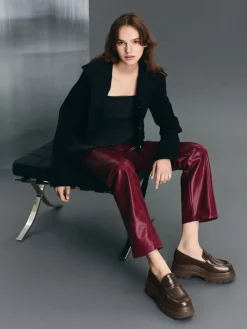 Leoi Platform Penny Loafers
