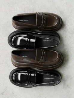 Leoi Platform Penny Loafers