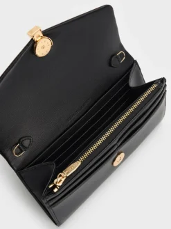 Lilibet Chain-Strap Long Wallet