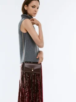 Lilibet Chain-Strap Long Wallet
