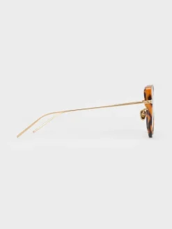 Lisbeth Tortoiseshell Butterfly Sunglasses