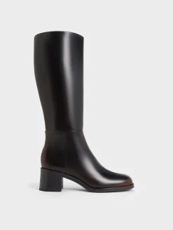 Louise Block-Heel Knee-High Boots