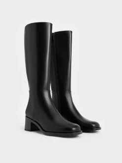 Louise Block-Heel Knee-High Boots