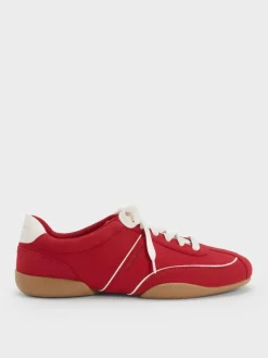 Louise Contrast-Trim Sneakers