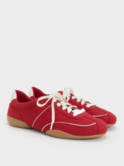 Louise Contrast-Trim Sneakers