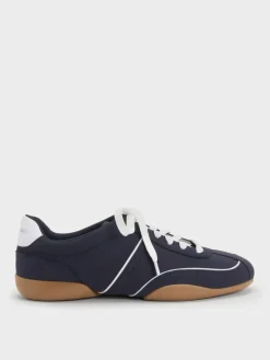 Louise Contrast-Trim Sneakers