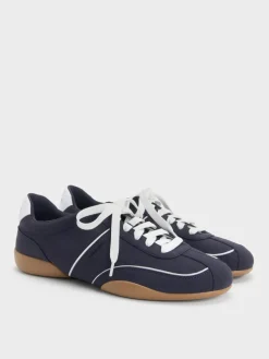 Louise Contrast-Trim Sneakers