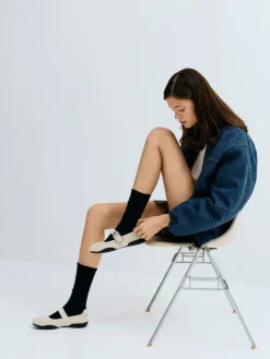 Louise Faux Suede Mary Jane Sneakers