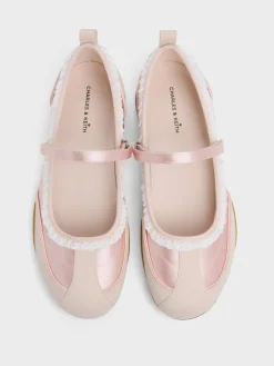 Louise Lace-Trim Mary Jane Sneakers