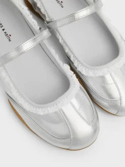 Louise Lace-Trim Mary Jane Sneakers
