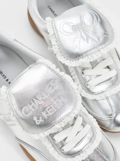 Louise Lace-Trim Sneakers