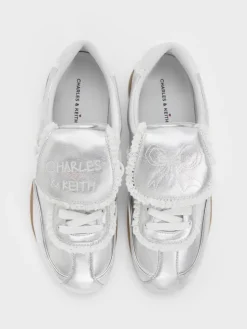 Louise Lace-Trim Sneakers