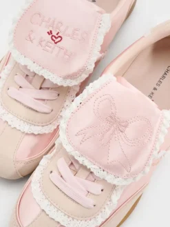 Louise Lace-Trim Sneakers