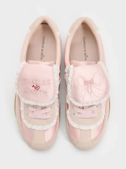 Louise Lace-Trim Sneakers