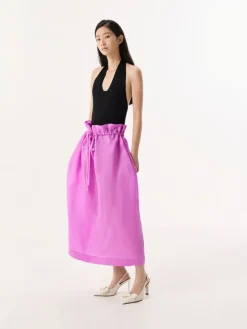 Lu Patent Leather Bow Slingback Pumps