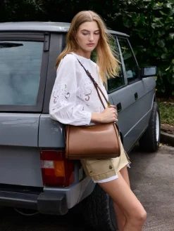 Lyla Tubular Slouchy Shoulder Bag