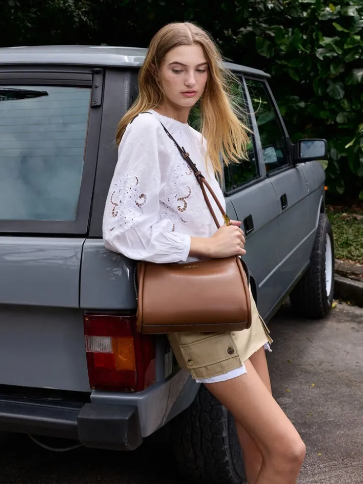 Lyla Tubular Slouchy Shoulder Bag