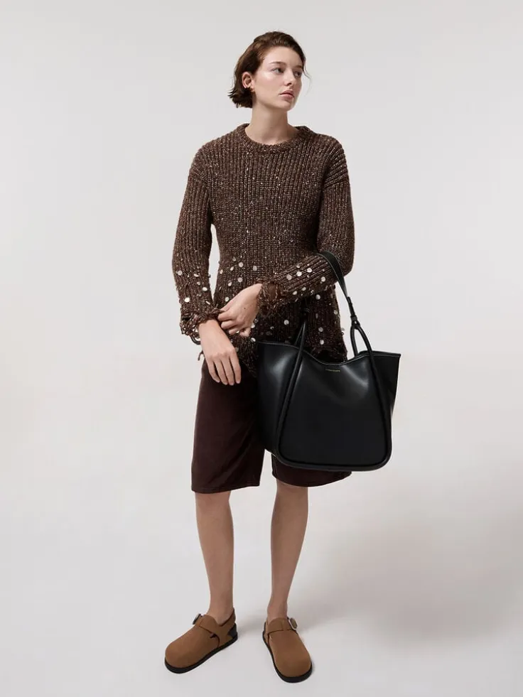 Lyla Tubular Slouchy Tote Bag