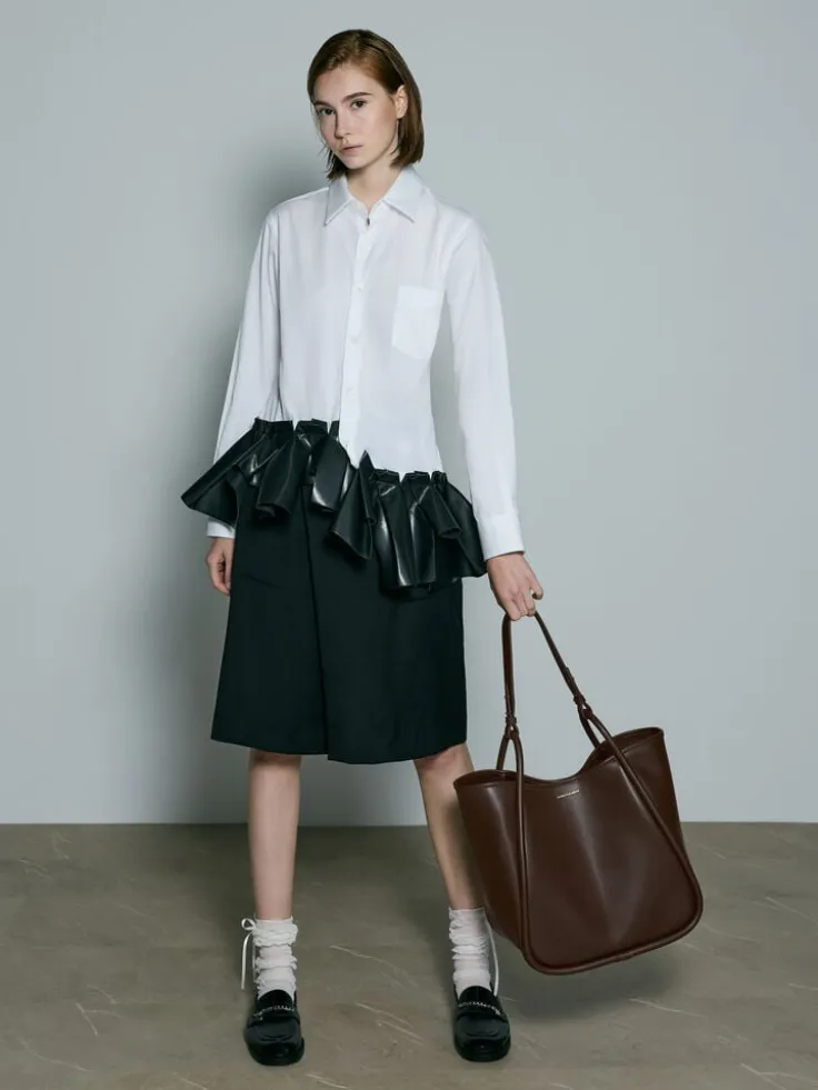 Lyla Tubular Slouchy Tote Bag