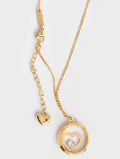 Malorie Crystal Heart Necklace