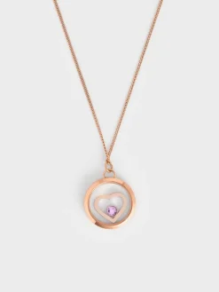Malorie Crystal Heart Necklace