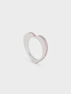 Malorie Crystal Heart Ring