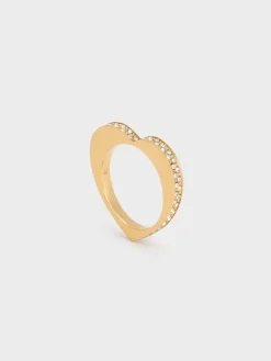 Malorie Crystal Heart Ring