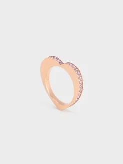 Malorie Crystal Heart Ring