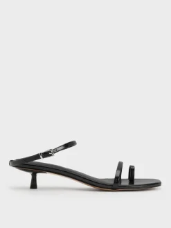 Mariah Toe-Ring Kitten Heels