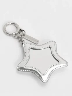Metallic Star Mirror Charm