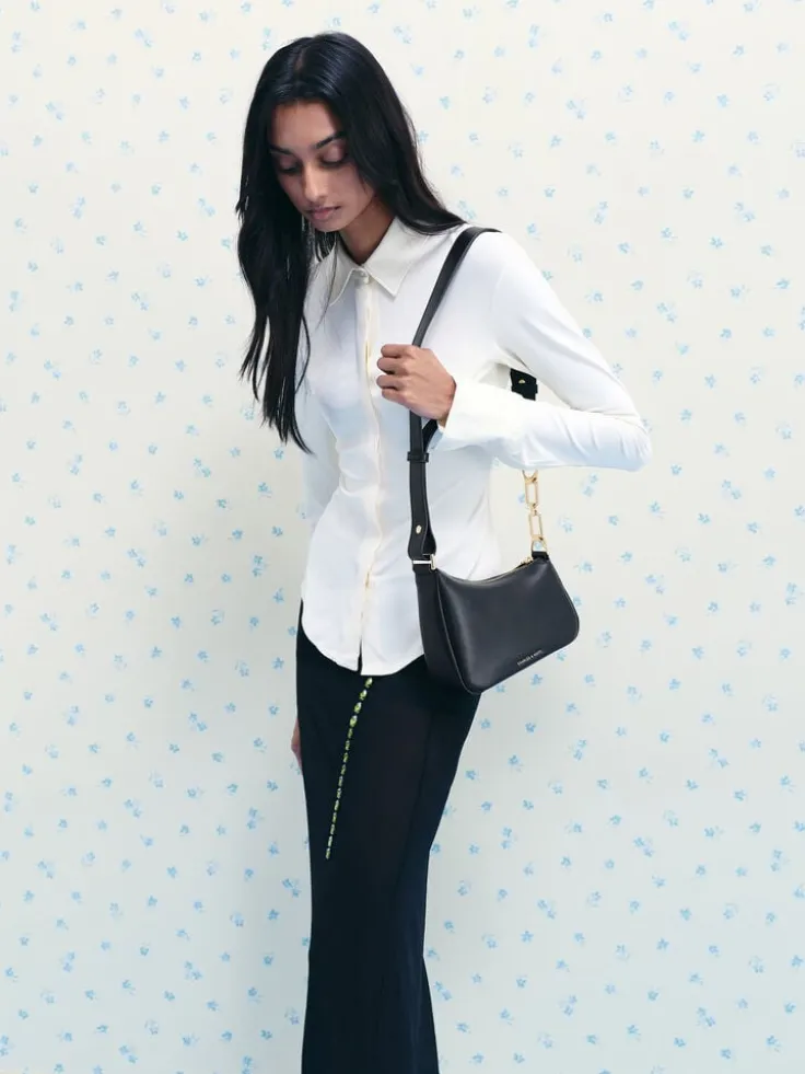 Mini Agatha Chain-Strap Shoulder Bag
