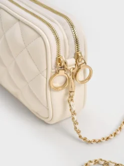 Mini Apfra Quilted Crossbody Bag