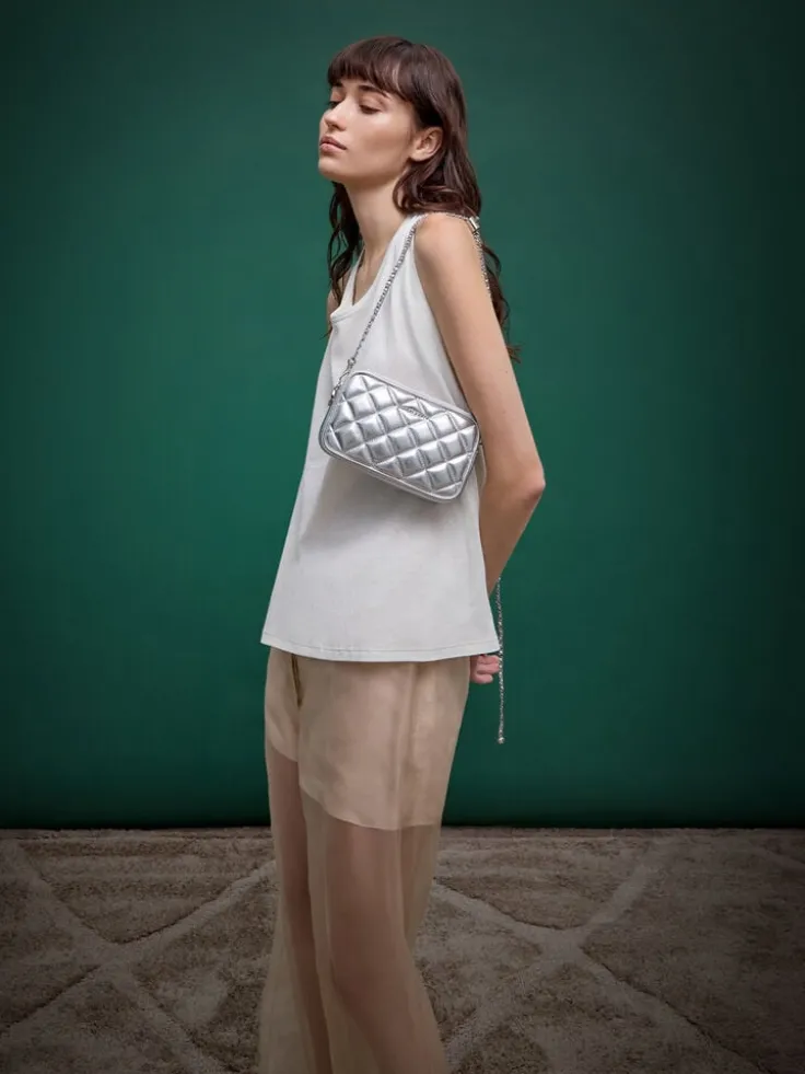 Mini Apfra Quilted Crossbody Bag