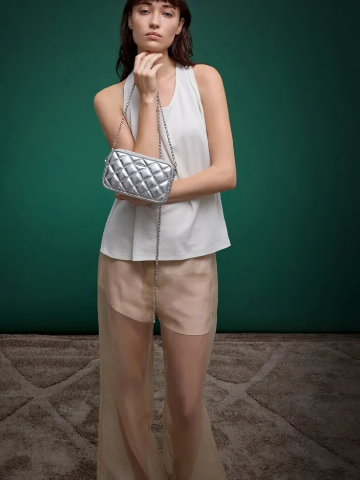 Mini Apfra Quilted Crossbody Bag
