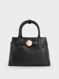 Mini Behn Belted Tote Bag