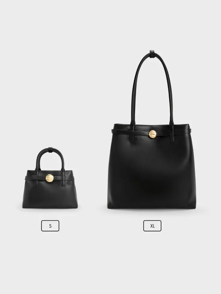 Mini Behn Belted Tote Bag