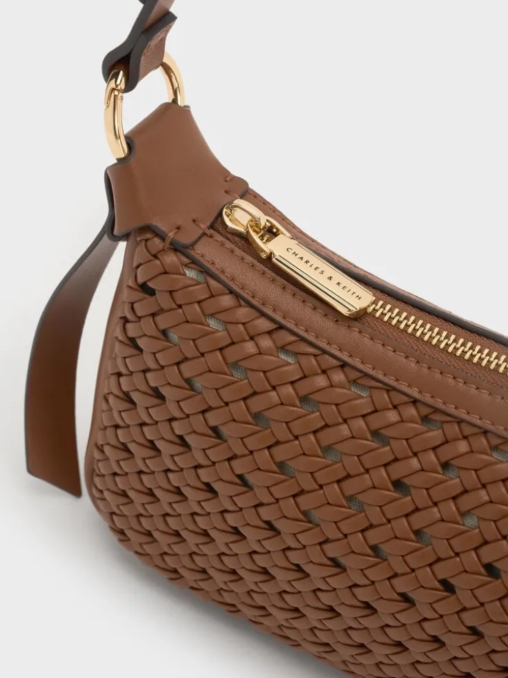 Mini Calla Woven Shoulder Bag