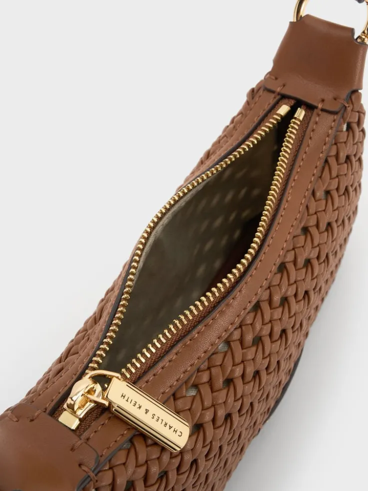 Mini Calla Woven Shoulder Bag