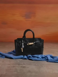 Mini Delfina Belted Tote Bag