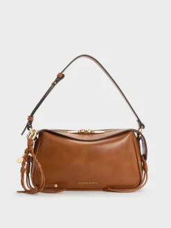 Mini Haylen Braided-Charm Shoulder Bag